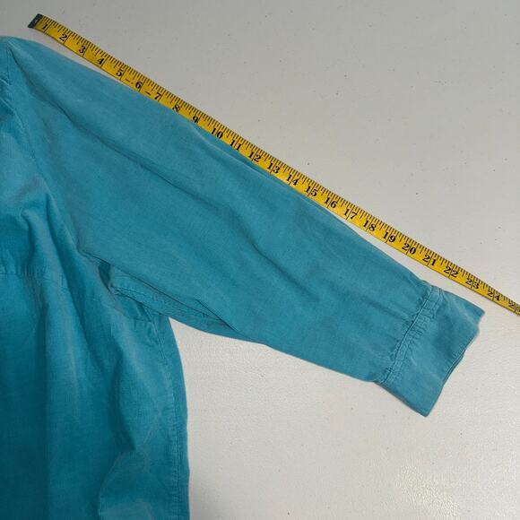 Vintage Croft & Barrow Mens 3X Button Down Shirt Corduroy Cotton Casual Basic - Picture 6 of 7